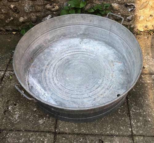 tin bowl